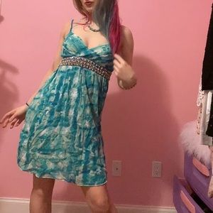 Dress 👗 azul monet skies aqua fresh